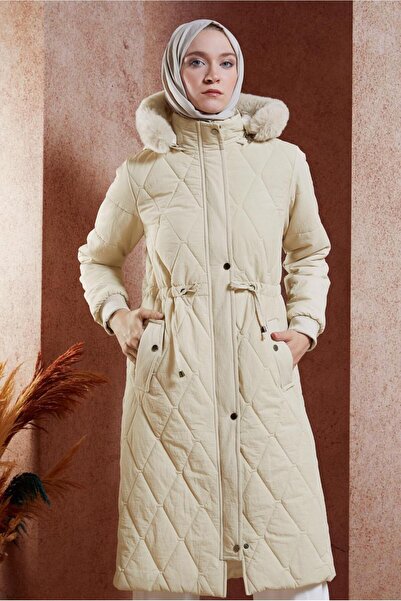 Alvina Furry Hooded Coat 90518