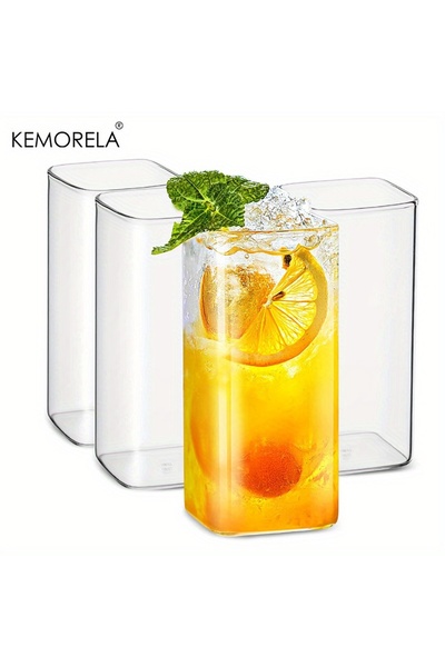 Choice 301-400 مل 384 مل 4 قطع 4 قطع أكواب شرب 15 أونصة/19 أونصة أكواب عالية ...