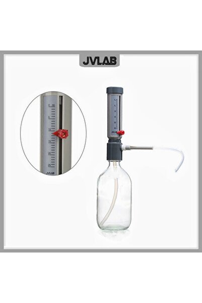 Choice Dispenser only Lab Bottle Top Dispenser Economic Semi-automatic Liquid Dispenser Sleeve Type 5-25 ml