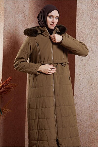 Alvina Hooded 90511 Model Coat