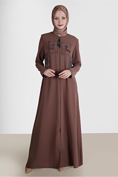 Alvina TAŞ BASKI DETAYLI PARDESÜ 10523