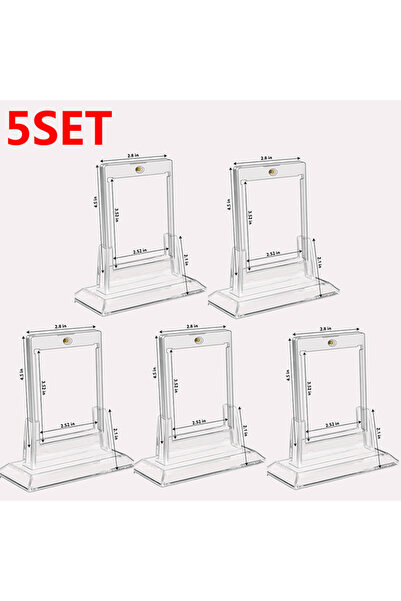 Choice حامل بطاقات مغناطيسي مكون من 5 مجموعات، مجموعة دعم 35PT، واقيات أكمام ...