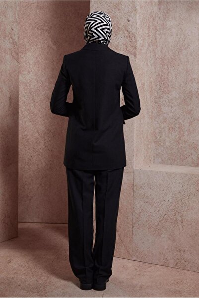 Alvina 30420 Model Linen Textured Pants Set