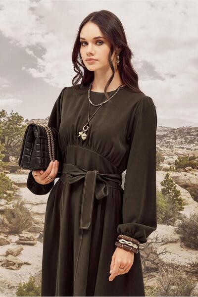 Alvina KUŞAKLI ELBİSE 46047
