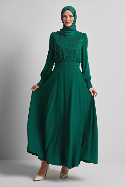 Alvina PAYET DETAYLI ELBİSE 45419