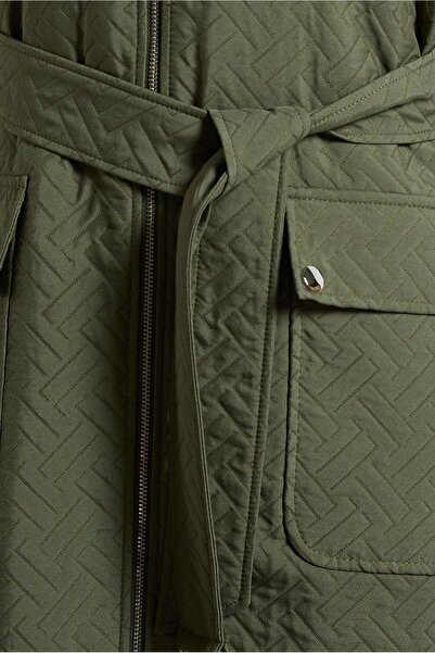 Alvina Belted Quilted Vest 45242