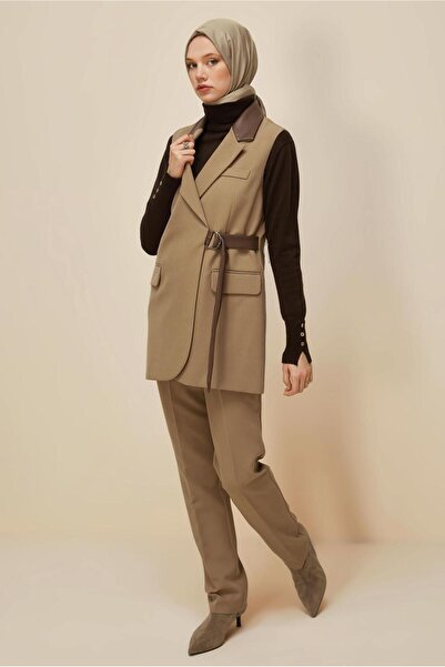 Alvina Belted Pants Suit 45268