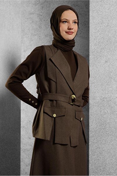 Alvina طقم تنورة بحزام موديل 45176