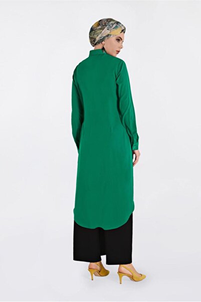 Alvina Buttoned and Pocket Detailed Tunic 4397