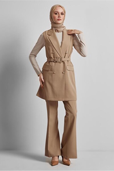 Alvina Σετ με ζώνη και γιλέκο παντελόνι 45519