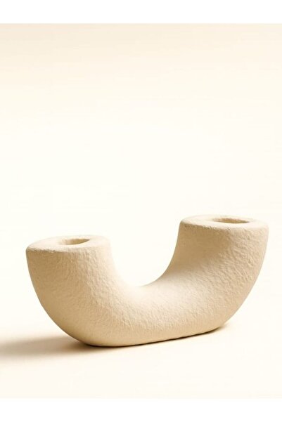 BLANJ COFFEE ROASTERY Horn Şamdan Mumluk Beyaz