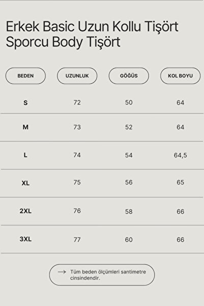 Rich Erkek Antrasit Basic Uzun Kollu Tişört Sporcu Body T-shirt