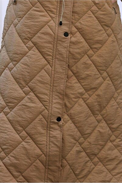 TRENDTESETTÜR Women's Brown (Camel) Inflatable Coat t 82007