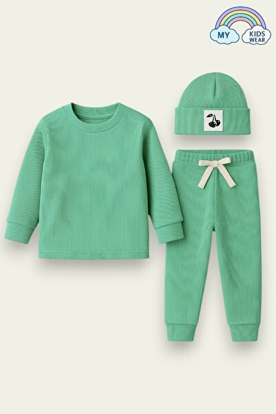 My Kids Wear Fitilli Unisex Bebek - Çocuk Üçlü Takım