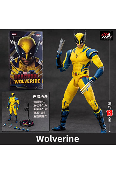 Choice 18 سم ولفيرين ZD Toys فيلم 1:10 ديدبول وولفيرين شخصيات الحركة ديدبول ص...