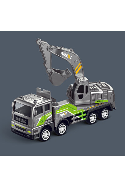 Choice Excavator car New Alloy Inertial Engineering Vehicle Toys Crane Car Models Inertial Truck Engineerin