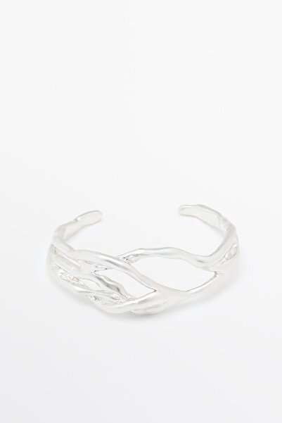 Massimo Dutti Soyut metal bileklik