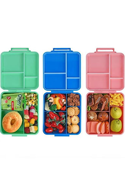 Arabest Bento Box Lunch Boxes Container Bundle Divider Japanese Style, Translucent Box, Microwave Safe