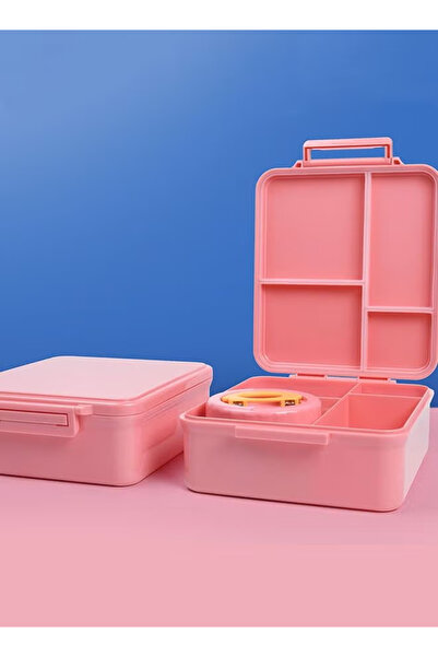 Arabest Bento Box Lunch Boxes Container Bundle Divider Japanese Style, Translucent Box, Microwave Safe