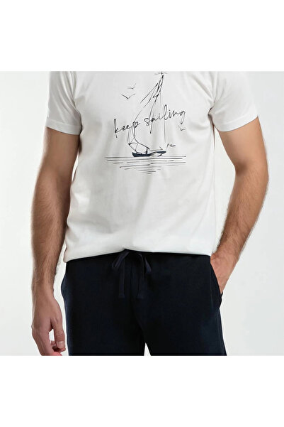 Arnetta 3328S Ανδρική Βερμούδα Διπλή Καλοκαιρινή Πιτζάμα