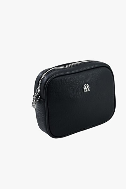 SOSELA 67-7172 Kadın Siyah Çarpraz Askılı Çanta