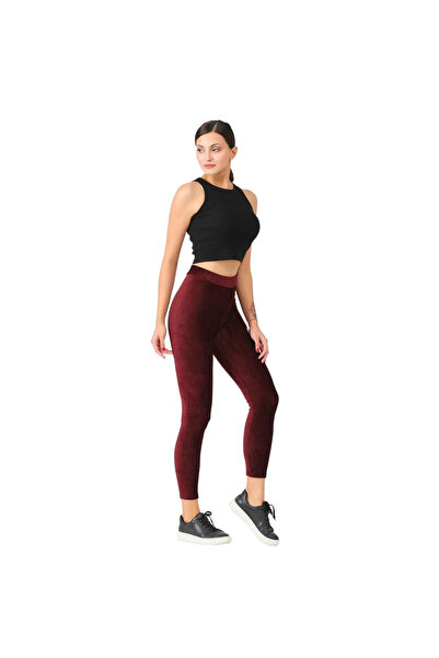 Generic Brand Vogsign 618 Women Winter Thin Corduroy Leggings