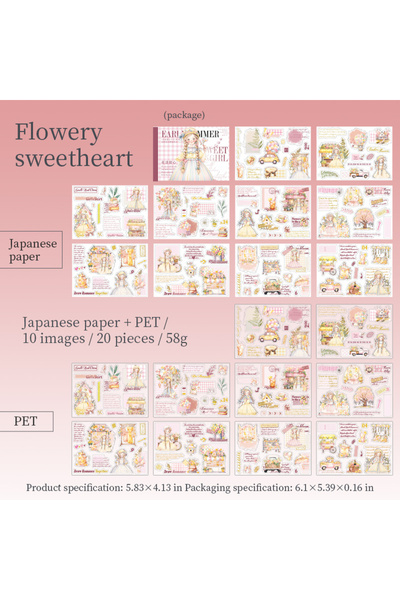 Choice مجموعة ملصقات شخصية كاواي من Yoofun مكونة من 20 ورقة، مجلة إبداعية DIY...