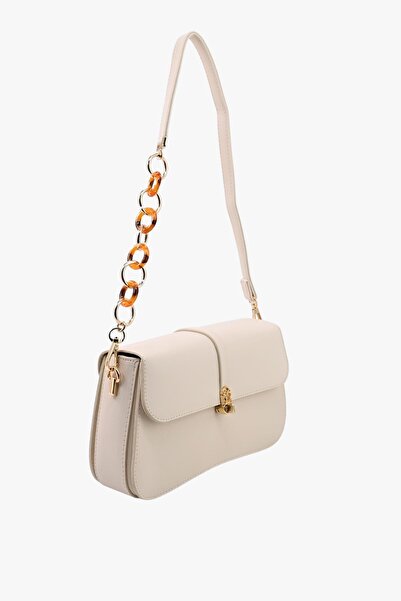 SOSELA 67-7164 Bej Kadın Çapraz Askılı Çanta