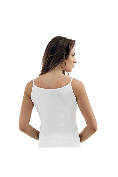 Şahinler B006 Women's Lace Rope Strap 100% Cotton Undershirt