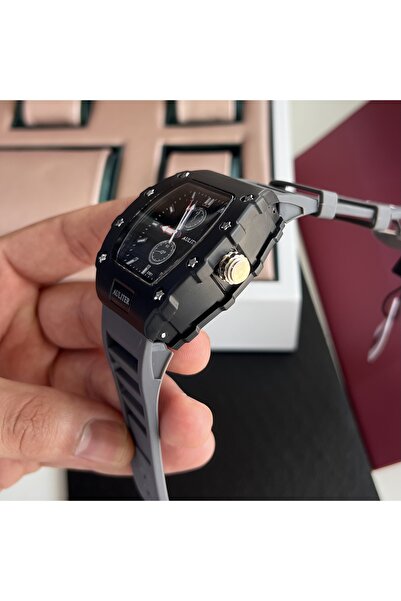 catera Men's watch with a transparent silicone case