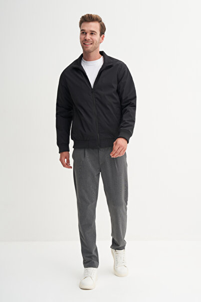 Cazador Gofre Dokulu Polyester Premium Regular Fit Baharlık Mont