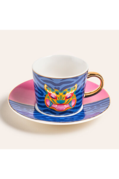 Zsa Zsa Zsu Luohu Porselen Kahve Seti 5x5x6 Cm Renkli