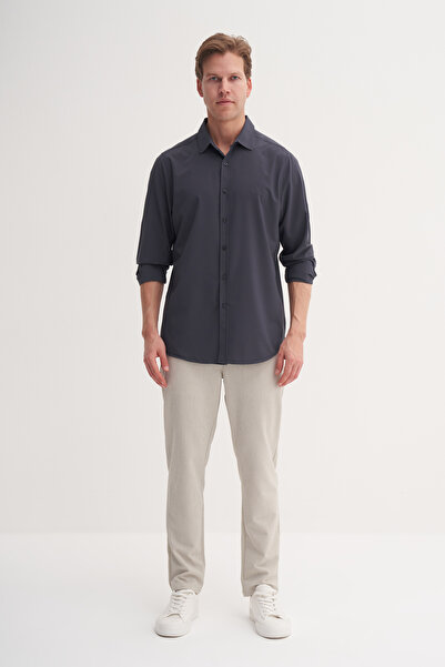 Cazador Сорочка з довгими рукавами Regular Fit з віскозного полотна