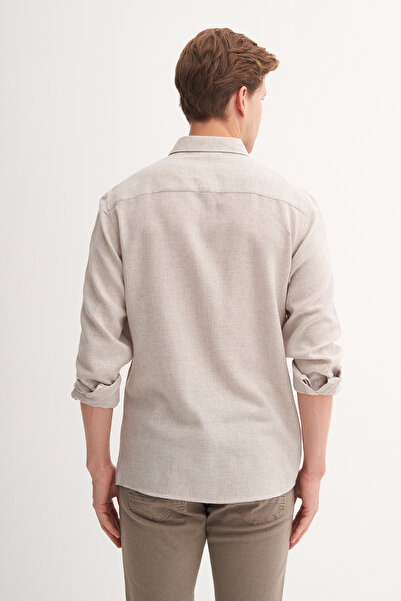 Cazador Μακρυμάνικο πουκάμισο από υφαντό βαμβακερό κανονικό σε εφαρμογή