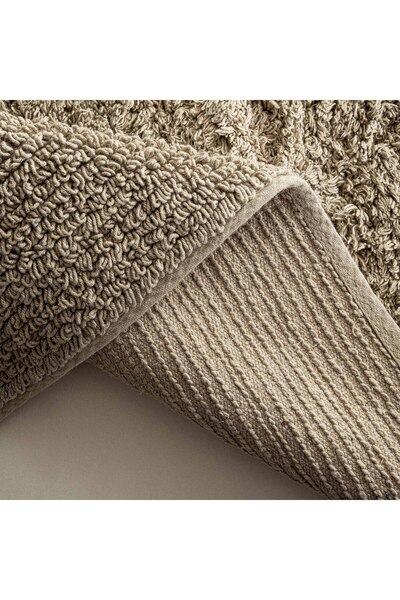 Ecocotton Petra Σετ 2 Πατάκια Μπάνιου 100% Βαμβακερό Μπεζ 60x90-40x60