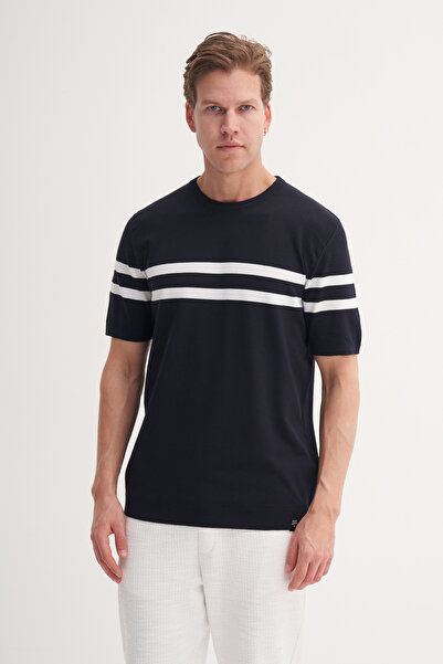 Cazador Πλεκτό μπλουζάκι με κανονική εφαρμογή με λαιμόκοψη