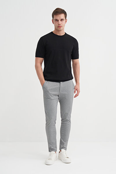 Cazador Μπλουζάκι Jazz 3030 Crew Neck Regular Fit Viscon Knitwear