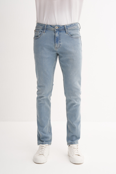 Cazador Parker Extra Slim Fit Denim Pantolon Normal Bel Normal Paça