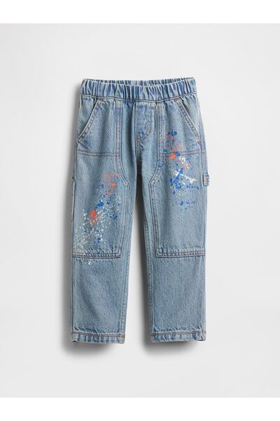 GAP Erkek Bebek Mavi Pull-On Carpenter Jean Pantolon