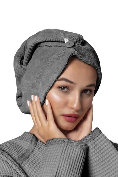 Ellia Soft Елегантна сушарка для волосся з товстої мікрофібри | Сушарка для волосся | Рушник для волосся | Рушник для сушіння волосся