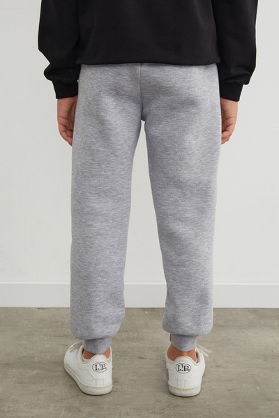 Fulla Moda 3 İplik Running Baskılı Erkek Çocuk Jogger Eşofman Altı