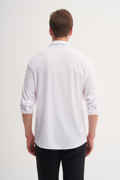 Cazador Сорочка з довгими рукавами Regular Fit з віскозного полотна