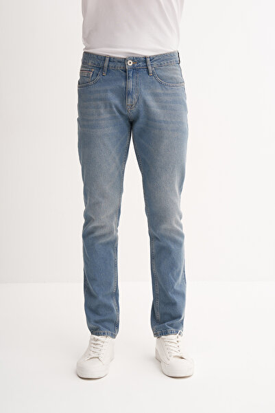 Cazador Parker Extra Slim Fit Denim Pantolon Normal Bel Normal Paça
