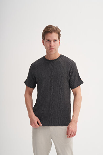 Cazador Crew Neck Regular Fit Knitted T-Shirt
