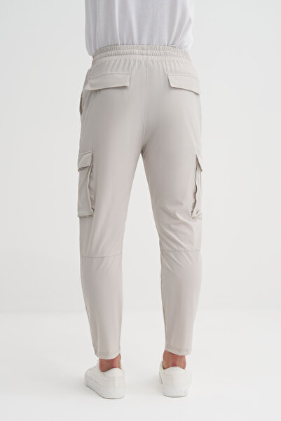 Cazador Jogger Nort Pants with Laced Waist and Pockets, Straight Leg