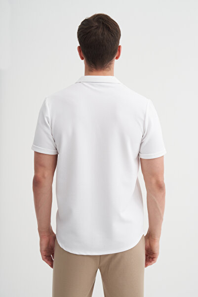 Cazador Slim Fit Slim Fit Thick Short Sleeve Shirt