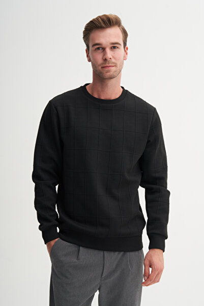 Cazador Φούτερ με καρό καπιτονέ ζακάρ με ανάμειξη βισκόζης κανονικής εφαρμογής