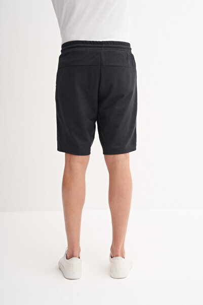 Cazador Slim Fit Knitted Bermuda Suede Shorts