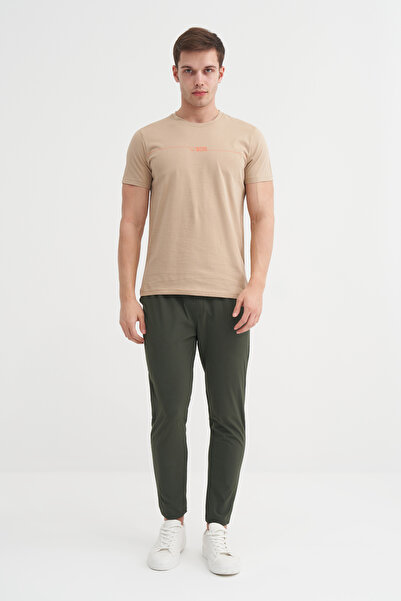 Cazador Βαμβακερό μπλουζάκι με λαιμόκοψη Slim Fit