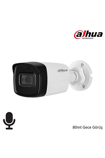 DAHUA HAC-HFW1200TL-A-0360B 2MP 3.6mm Sesli Büyük Kasa Bullet Kamera(80Mt)